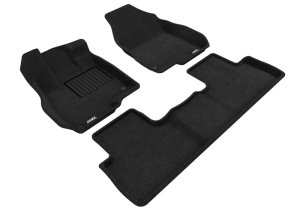 Acura RDX Floor Mats - Front and Rear - 3D MAXpider - Elegant - Black - `19-`24